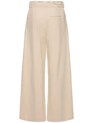 Hama Hose Mit Plisseedetails Beige