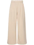 Hama Hose Mit Plisseedetails Beige