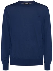 Pullover Aus Wollstrick 
