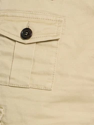 Cargohose Aus Stretch Baumwolle Sexy Beige