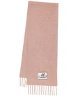 Brushed Alpaca Blend Schal Weiß