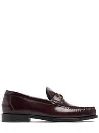 Loafer Aus Leder Mit Medusa