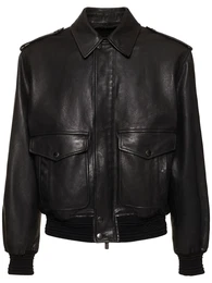Lederjacke m Outerwear