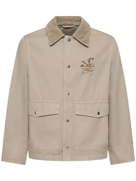 Jacke Aus Baumwolle Mit Logo