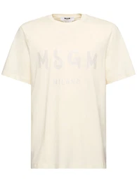 Logo Print Cotton Jersey T-shirt