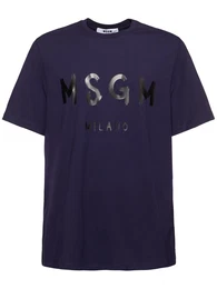 Logo Print Cotton Jersey T-shirt