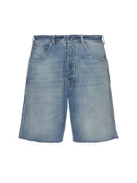 Shorts Aus Baumwolldenim