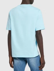 T-Shirt mit Druck Hellblau