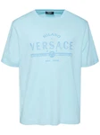 T-Shirt mit Druck Hellblau