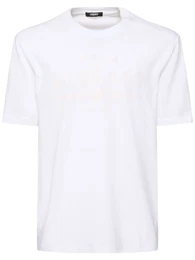T-shirt Aus Baumwolljersey Mit Druck