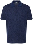 Polohemd Aus Baumwollpiqu Jacquardmuster 