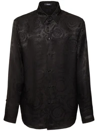 Pullover Aus Viskosemischjaquard barocco