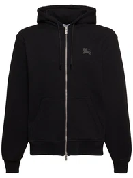 Zipped Cotton Hoodie