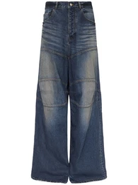 Baggy-jeans Aus Baumwolldenim