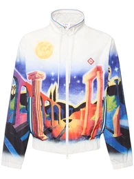 Windjacke Mit Akropolis-druck