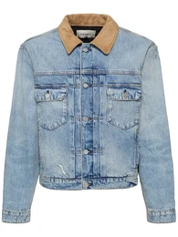 Jacke Aus Baumwolldenim