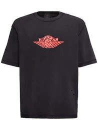 T-shirt Aus Baumwolljersey Mit Druck rare Air