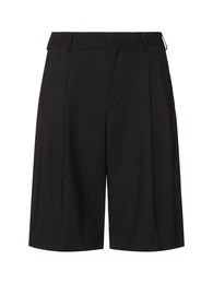 Bermudahose Aus Leichter Wollmischung