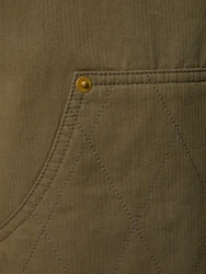 Wide Cotton Carpenter Pants 