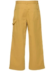 Wide Cotton Carpenter Pants 