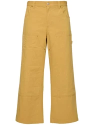 Wide Cotton Carpenter Pants 
