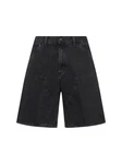 Shorts Aus Baumwolldenim Mit Doppelknie 