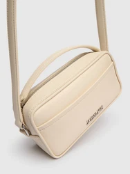 le Baneto Umhängetasche Beige/Braun