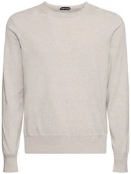Strickpullover Aus Baumwolle 