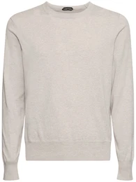 Strickpullover Aus Reiner Baumwolle