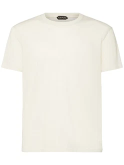 T-shirt Aus Baumwollmelange