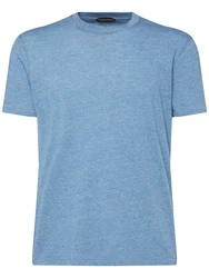 T-shirt Aus Baumwollmelange 