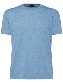 T-shirt Aus Baumwollmelange 