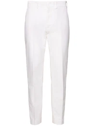 Chinohose Aus Gebrstetem Baumwollsatin