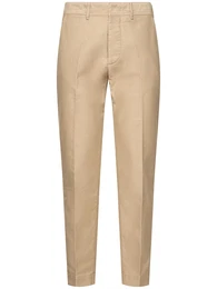 Chinohose Aus Gebrstetem Baumwollsatin