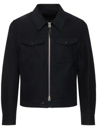 Jacke Aus Baumwollsatin