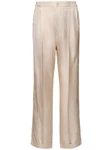 Loungehose Aus Seidentwill 