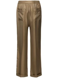 Loungehose Aus Seidentwill 