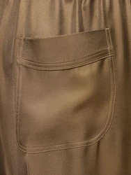 Loungehose Aus Seidentwill 