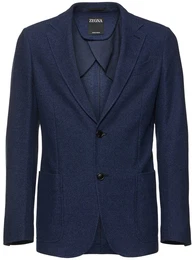 Micro Structure Cotton Jersey Jacket