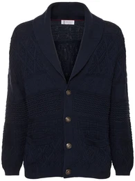 Cardigan Aus Baumwolle