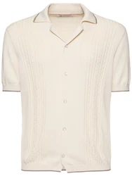 T-shirt mit Knöpfen 