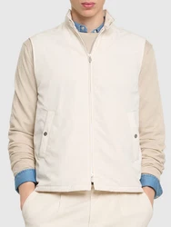 Wasserdichte Nylonweste Beige