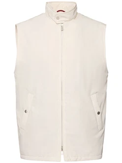 Wasserdichte Nylonweste Beige