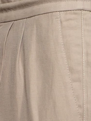 Hose Aus Baumwolle Und Leinen 
