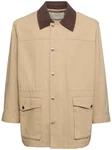 Unisex-Arbeitsjacke Vintage-Optik Beige
