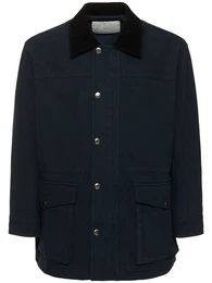 Unisex-arbeitsjacke In Vintage-optik