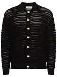 Unisex-Strickjacke Mit Offenem Kragen 