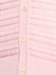 Unisex-Strickjacke Mit Offenem Kragen 