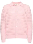 Unisex-Strickjacke Mit Offenem Kragen 