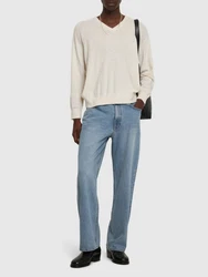 Unisex Pullover V-Ausschnitt 